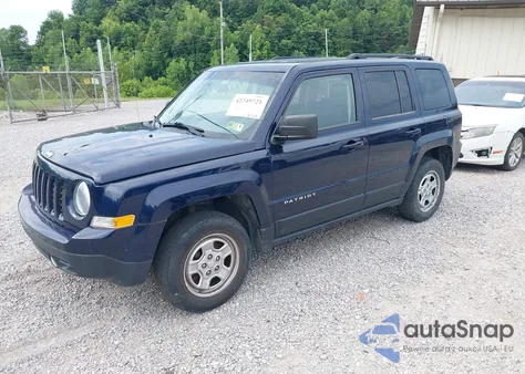 2015 Jeep Patriot Sport из США, поврежденный, VIN 1C4NJRBB6FD214126